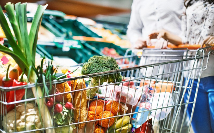 Umsätze sinken im Lebensmittelhandel